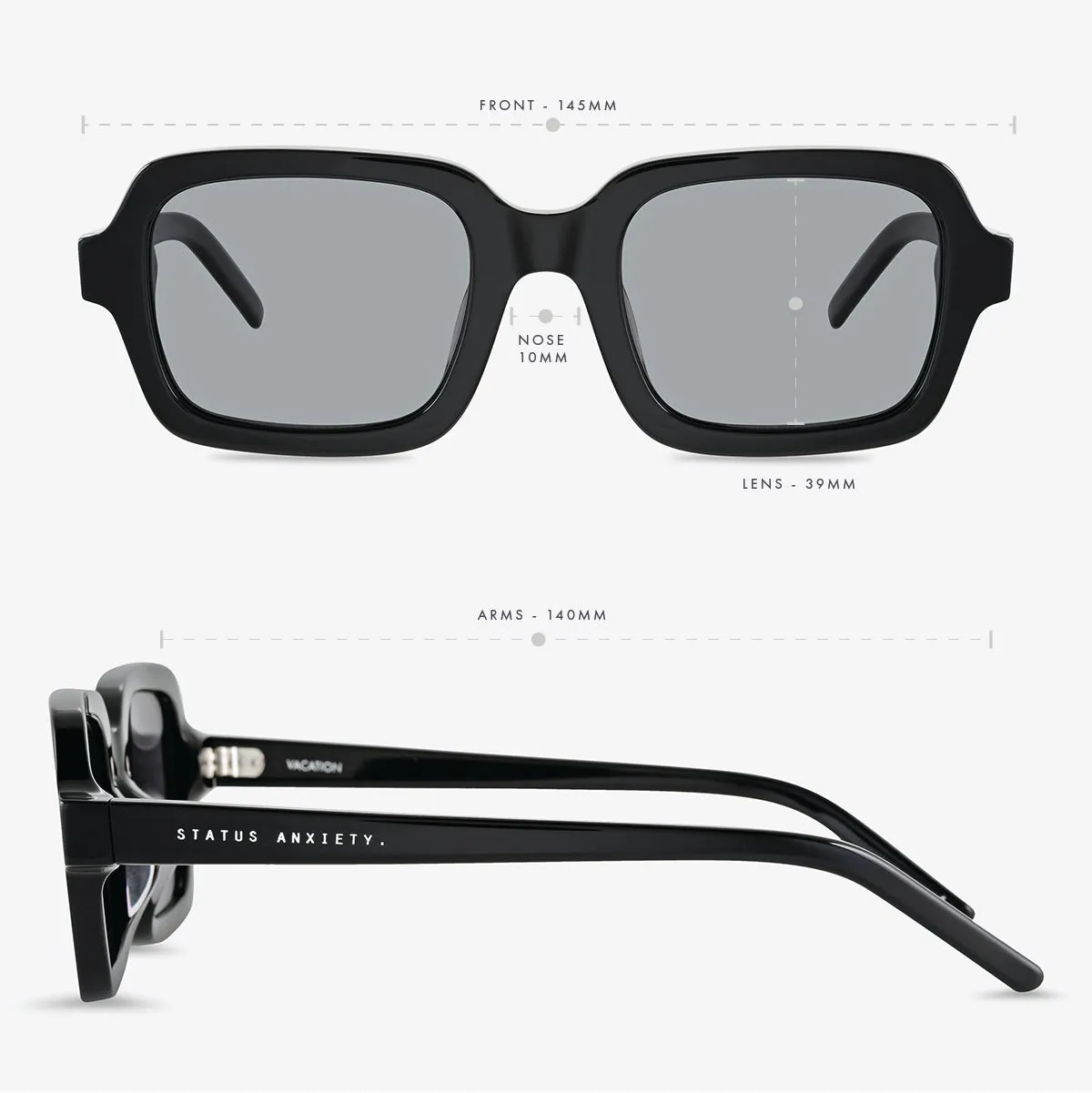 Vacation Sunglasses - Black