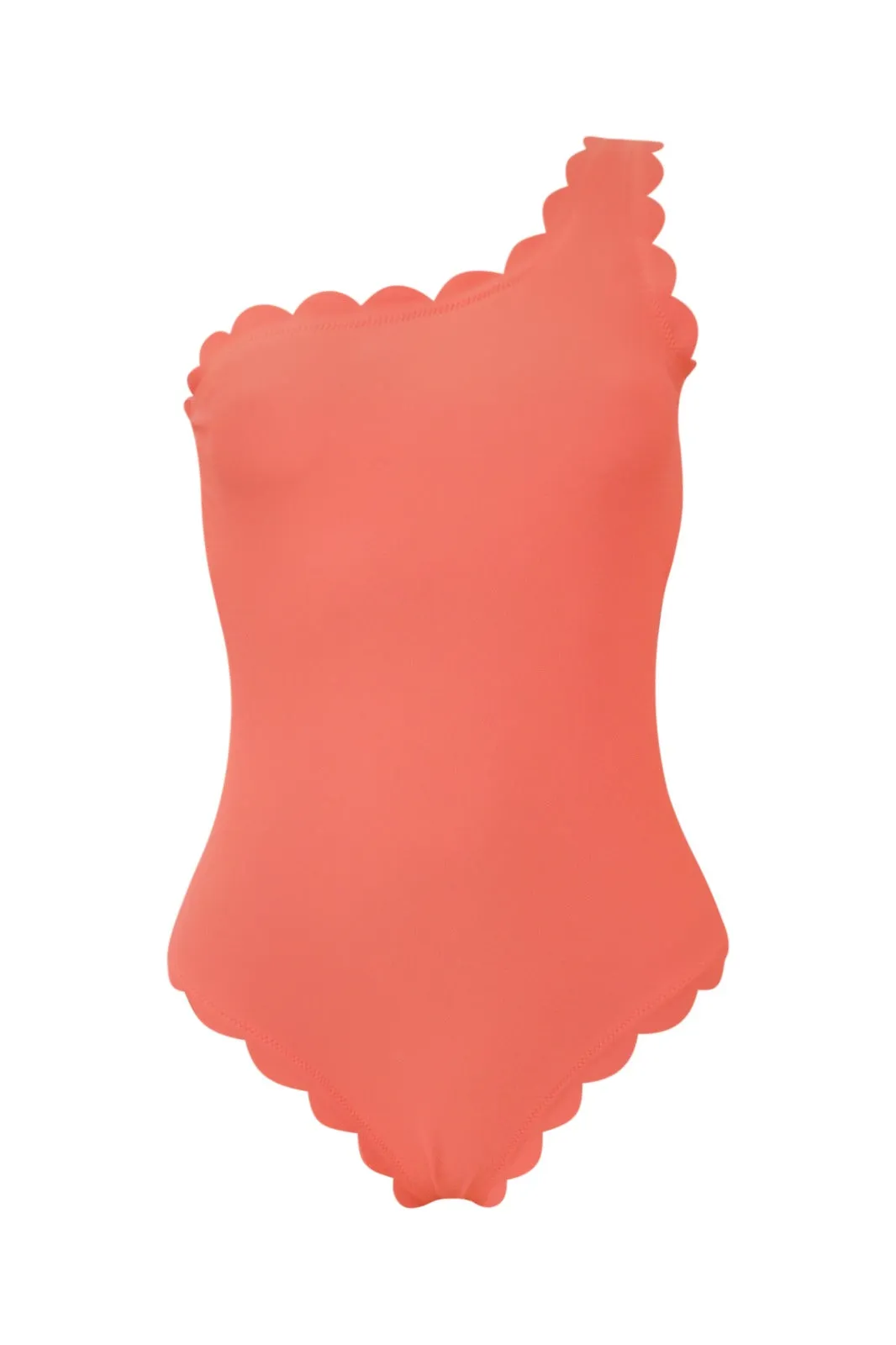 Venus Coral Over One Shoulder Onepiece