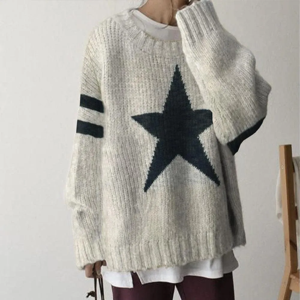 Verónica® | Popular sweater with long sleeves and a crew neck
