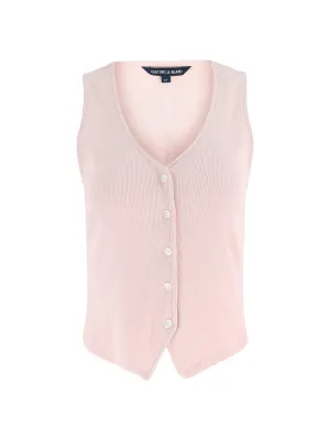 Veronica Beard Hoorne Top in Pink Clay