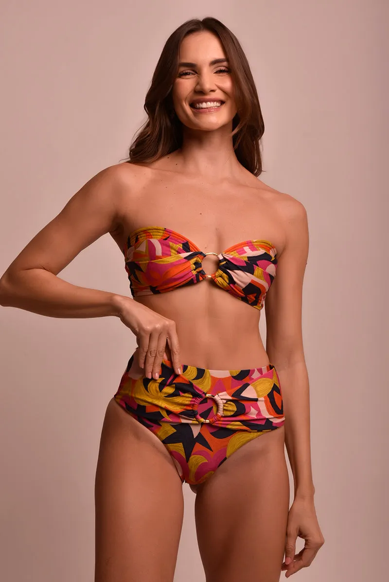Versatile Bandeau Tropical Top - Elegant & Exclusive