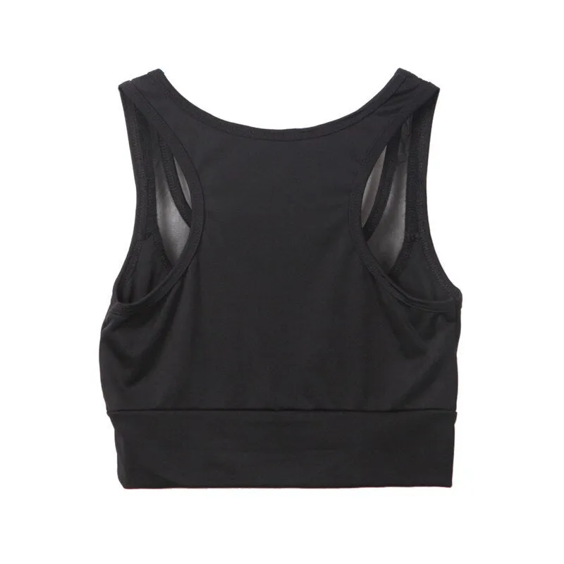 Vest Crop Tops Bralette Blouses