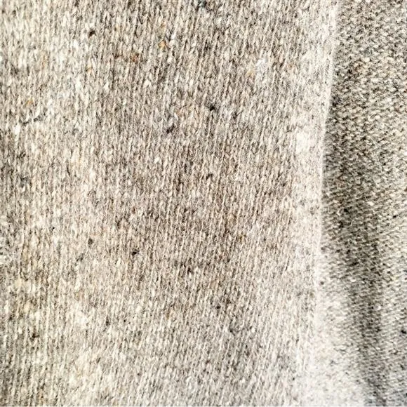 Vintage Doncaster Wool Mohair Angora Knit Sweater Cape Toggle Closure Pockets OS