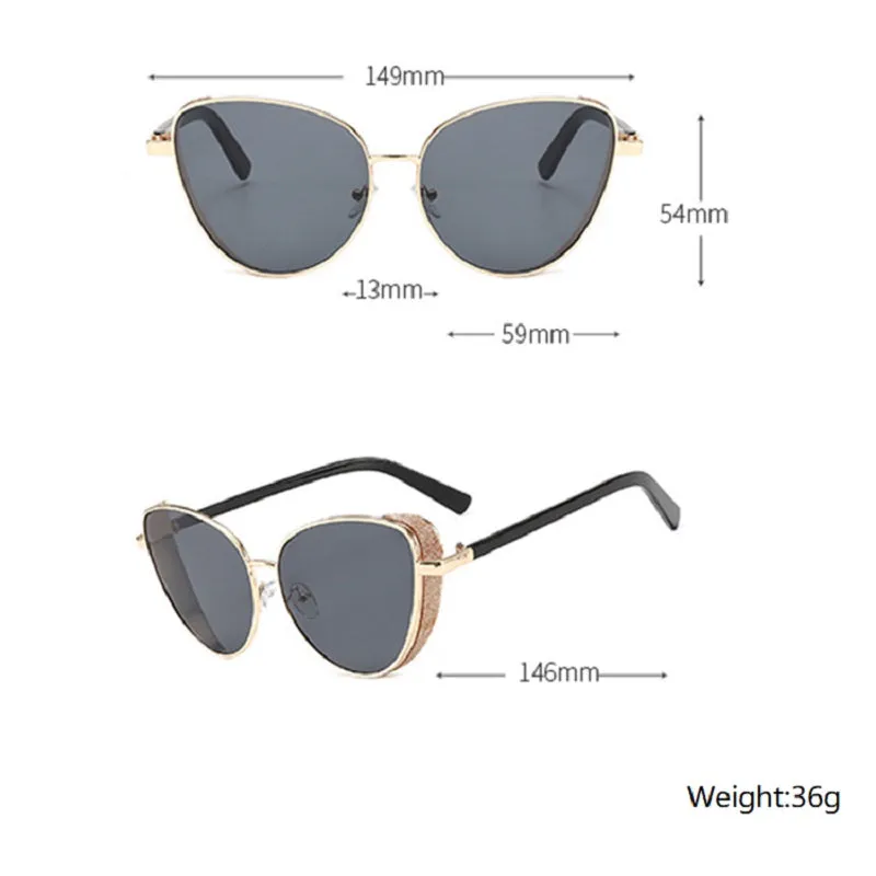 Vintage Fox's Eyes Sunglasses