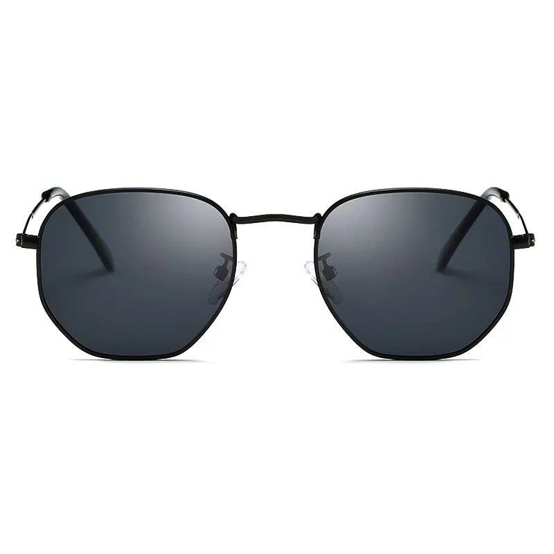 Vintage Hex Metal Sunglasses