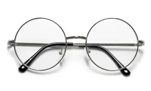 Vintage Round Glasses - Silver