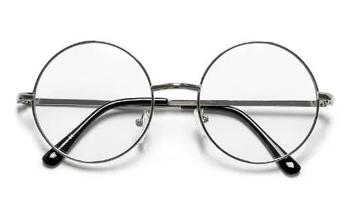 Vintage Round Glasses - Silver
