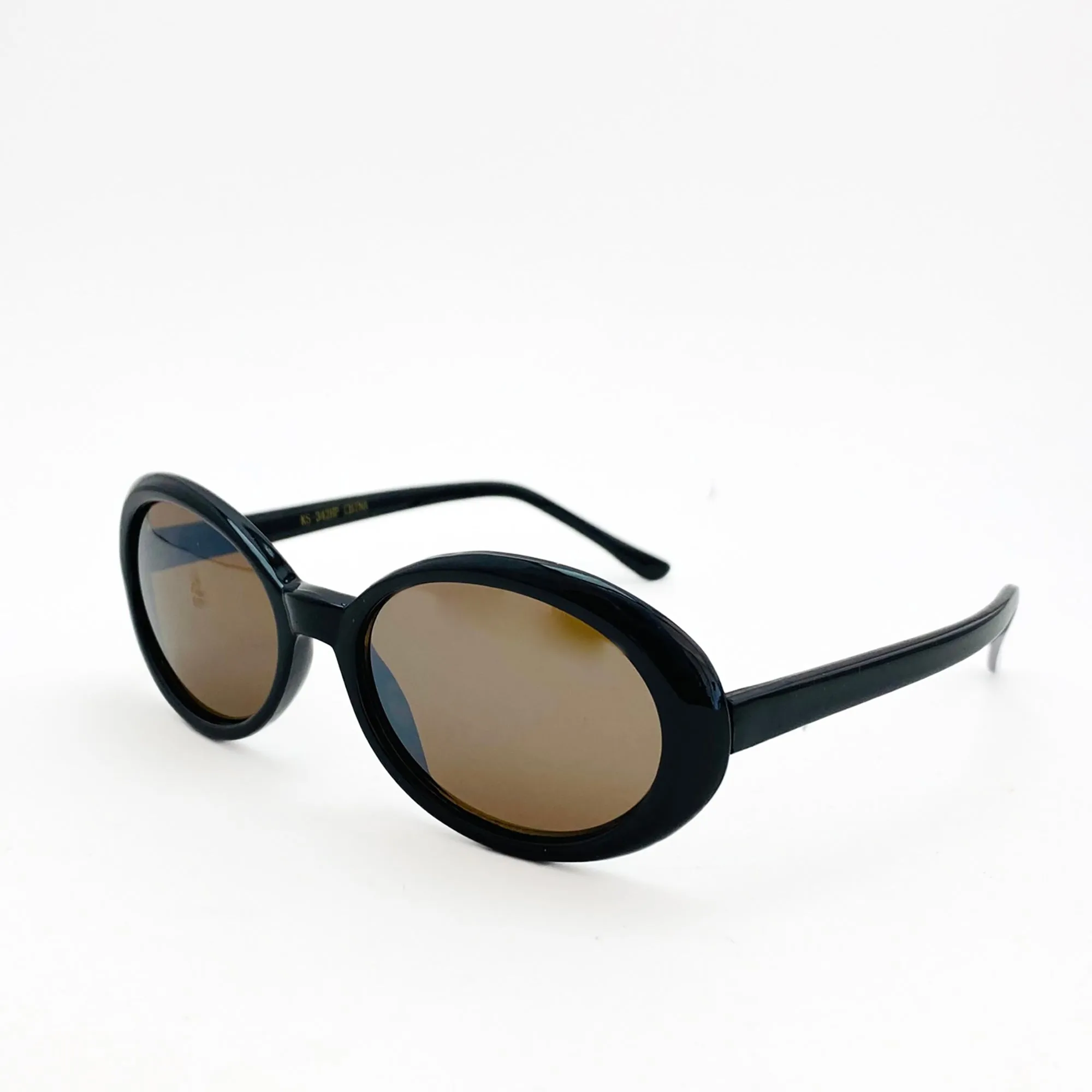 Vintage Standard Size Hermosa Original Sunglasses - Black/Brown