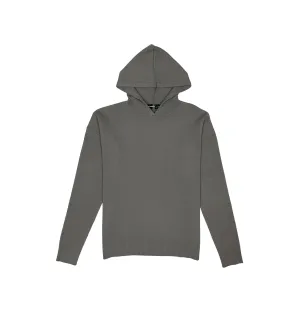 Viscos poly double knit sweater hoodie