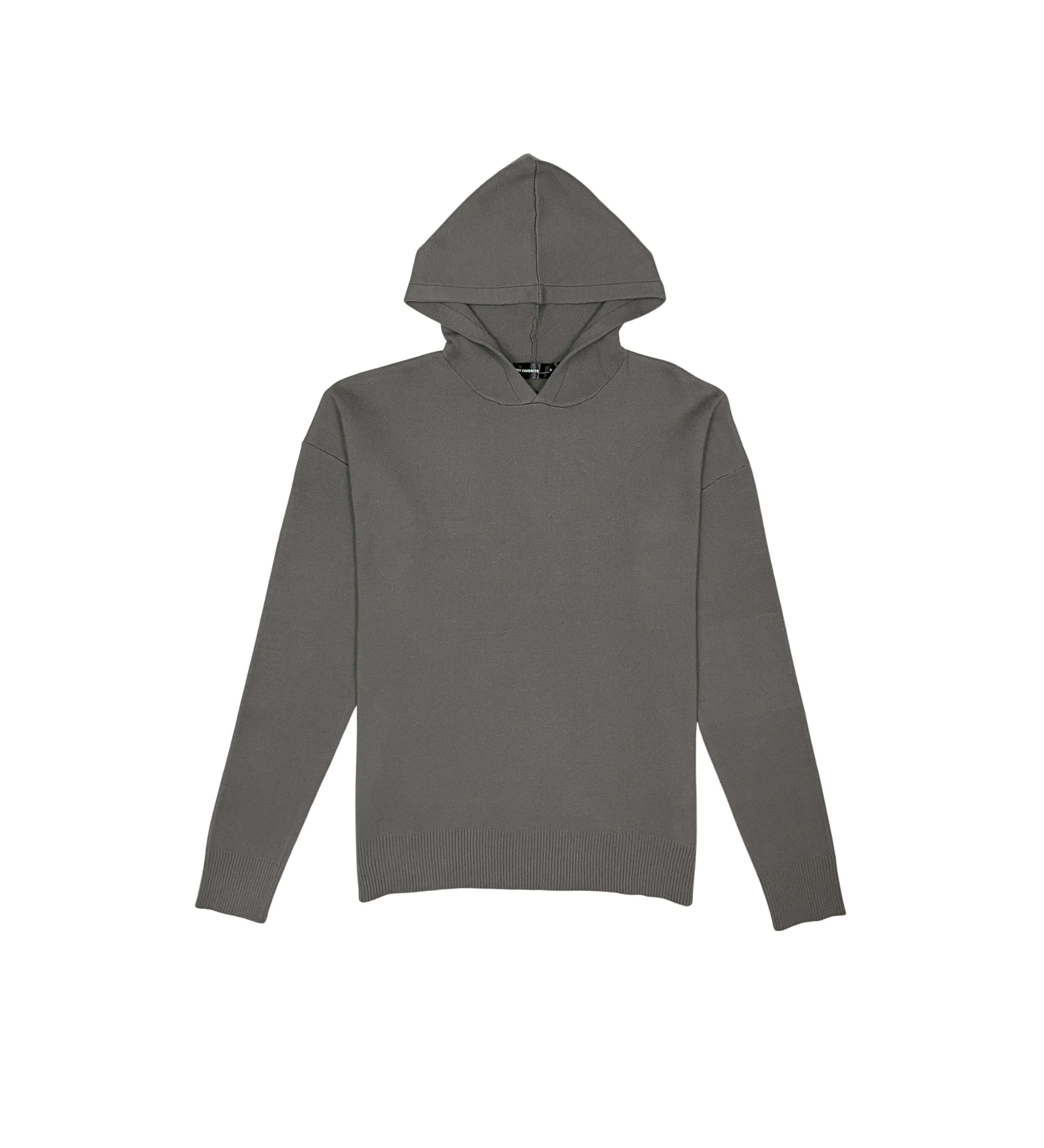 Viscos poly double knit sweater hoodie