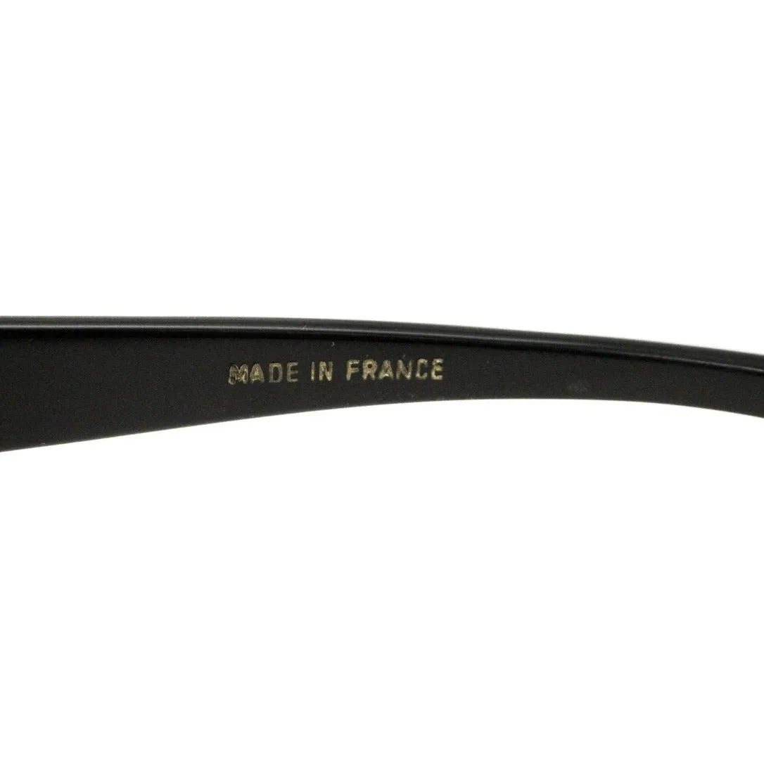 VTG Sunglasses Made In France  Oval Cateye Cat Eye 2 Tone Rhinestone 1950-60s