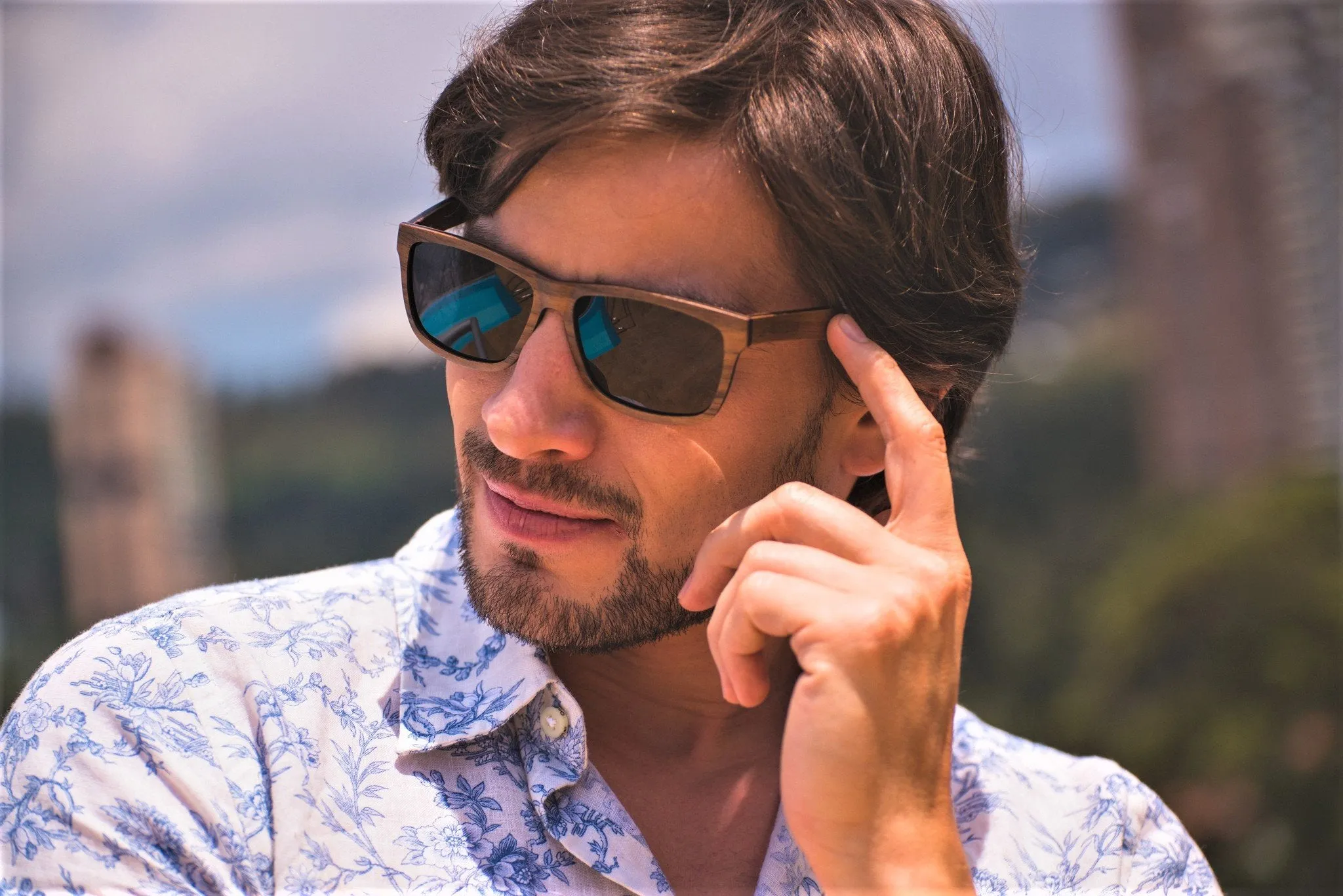Walnut Polarized Wood Sunglasses - Terra