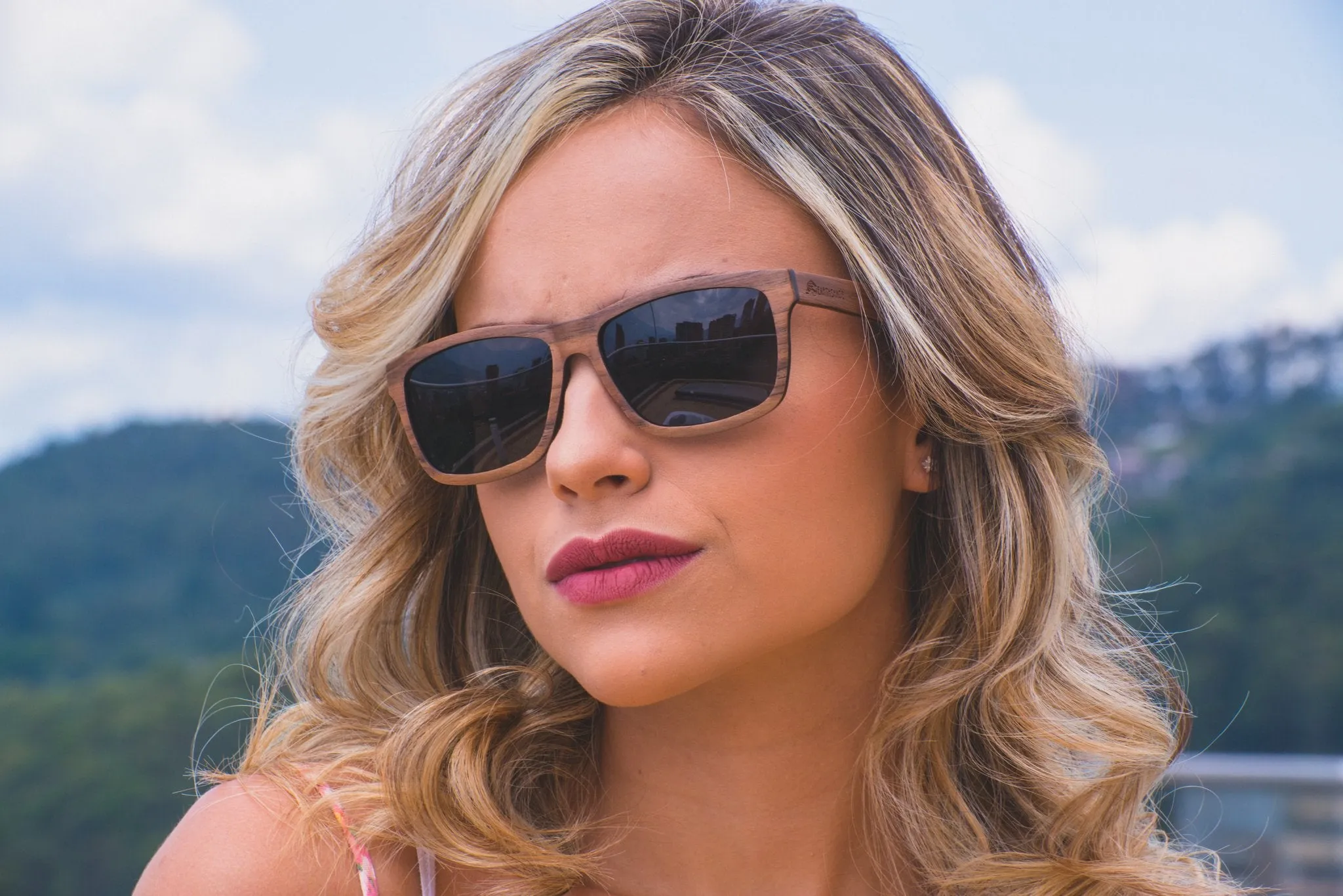 Walnut Polarized Wood Sunglasses - Terra