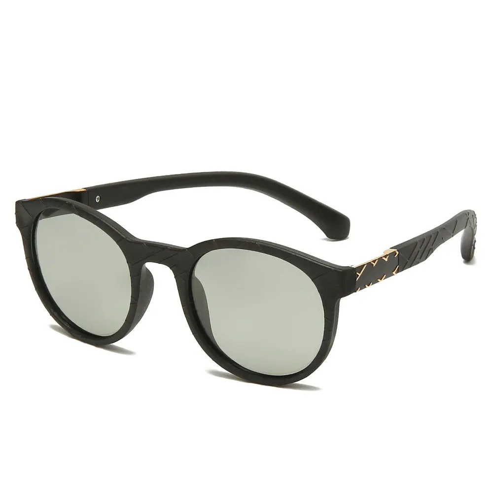 WarBLade Flexible Round Polarized Sunglasses