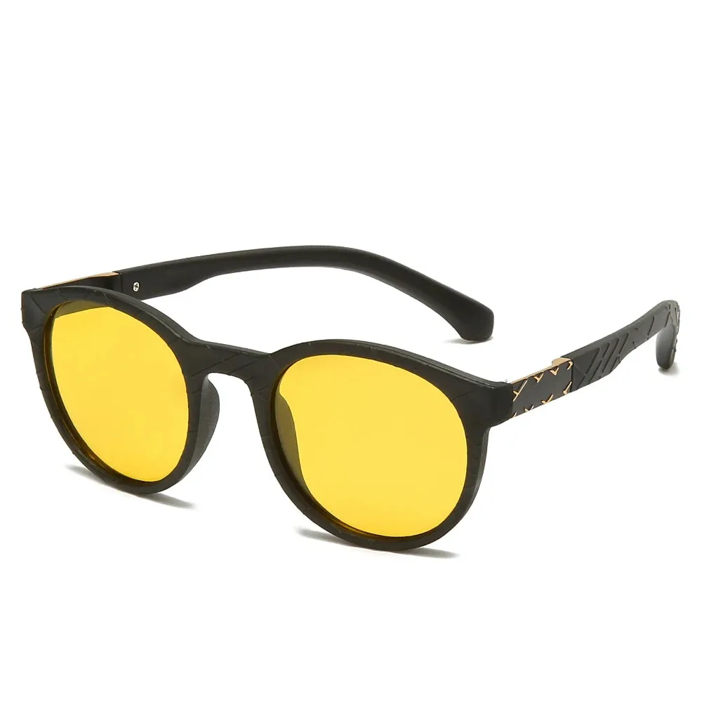 WarBLade Flexible Round Polarized Sunglasses