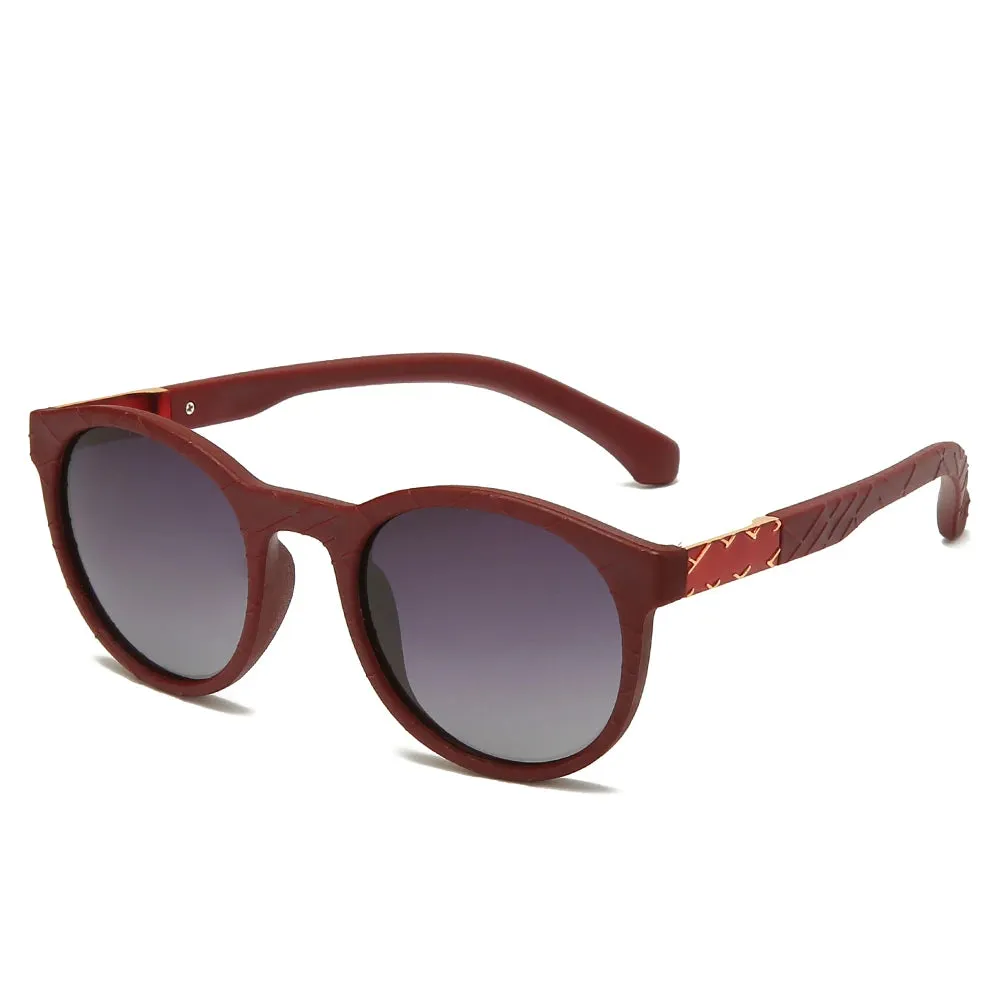 WarBLade Flexible Round Polarized Sunglasses