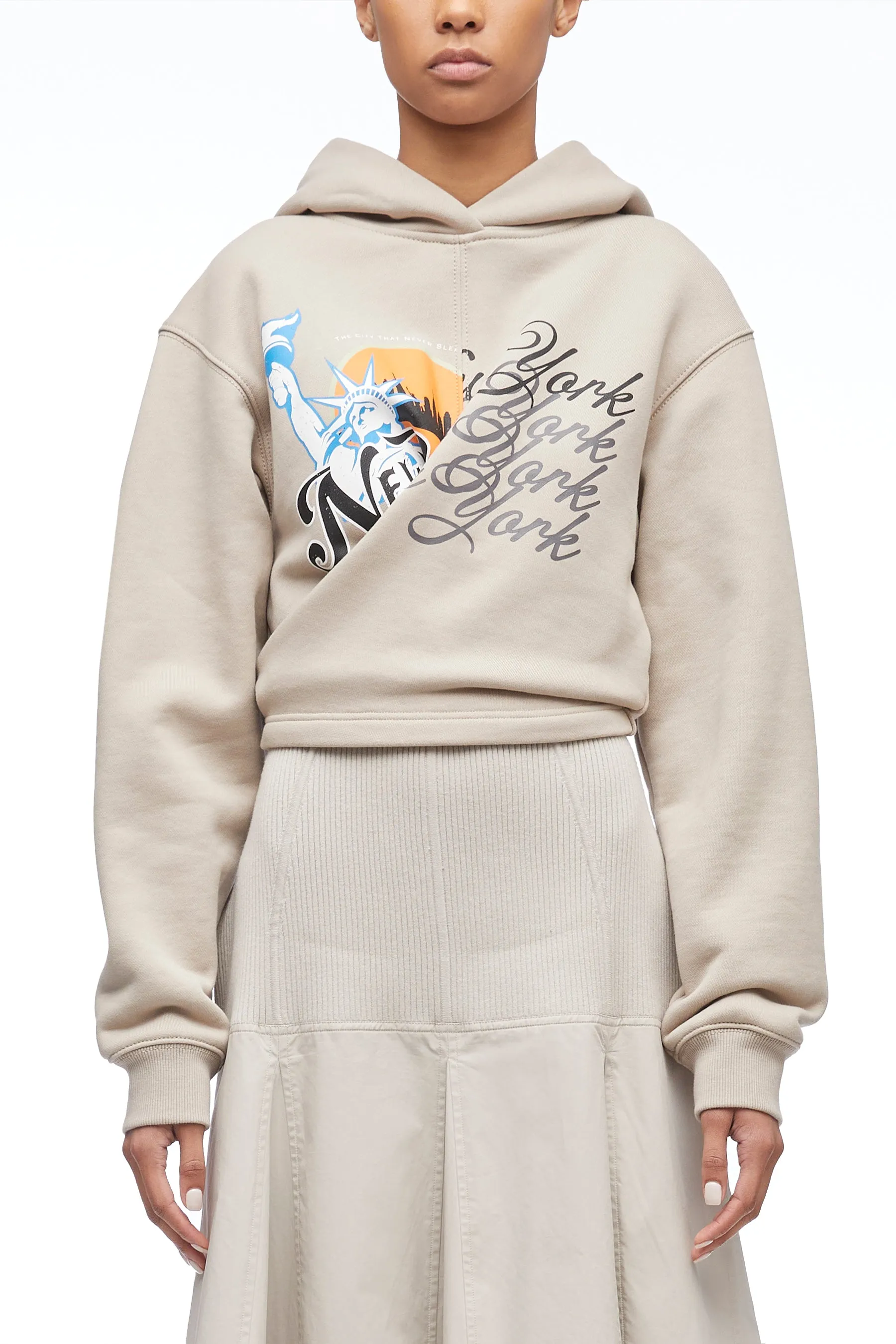 We Are NY Front Wrap Hoodie