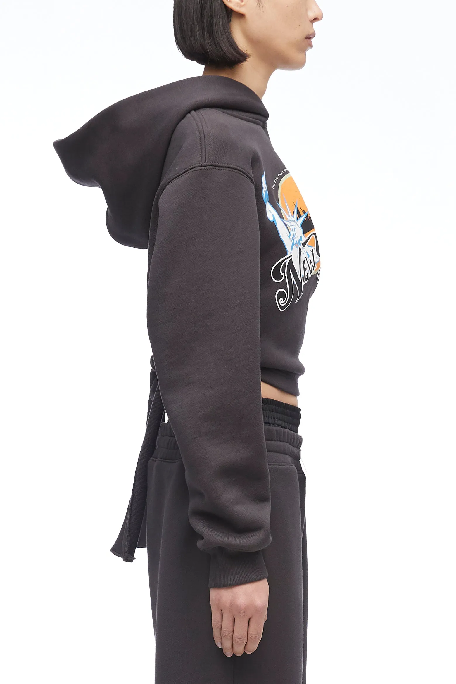 We Are NY Front Wrap Hoodie