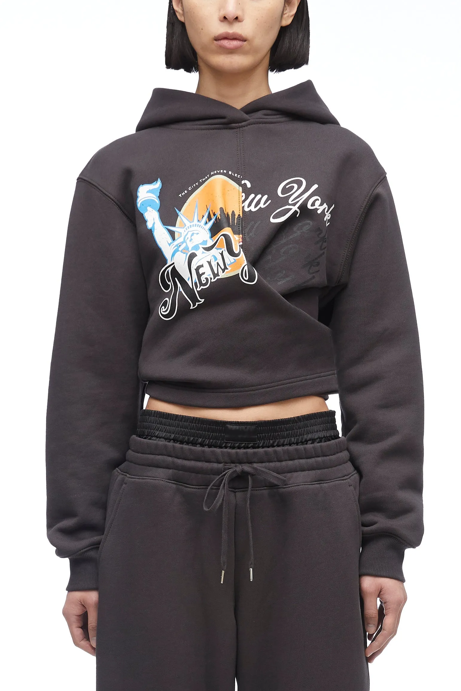 We Are NY Front Wrap Hoodie