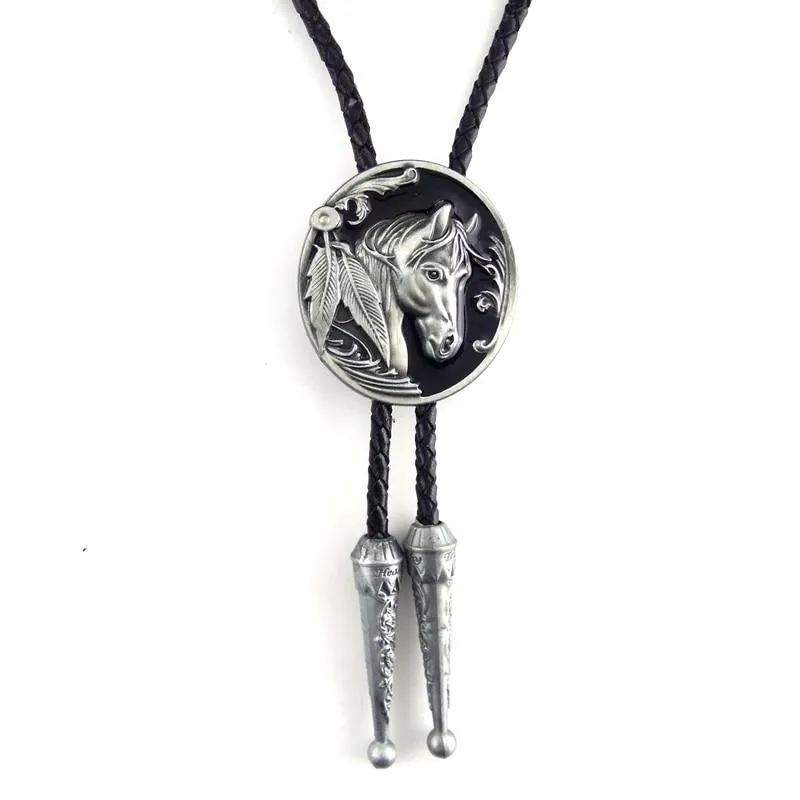 Western Horse Bolo Tie