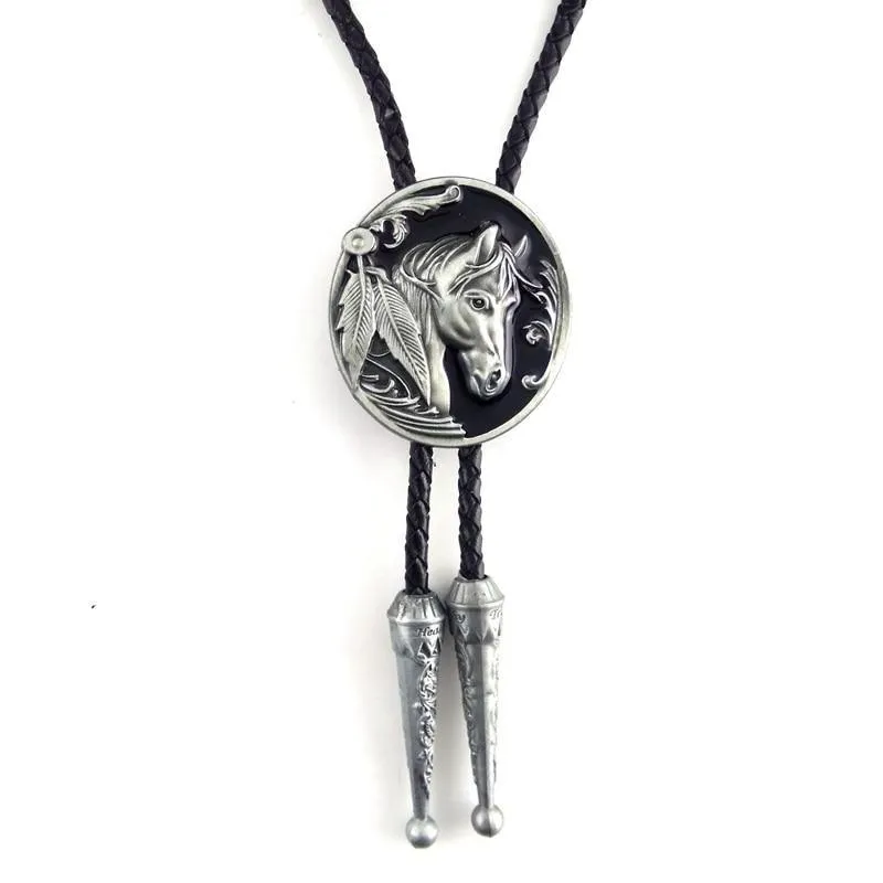 Western Horse Bolo Tie