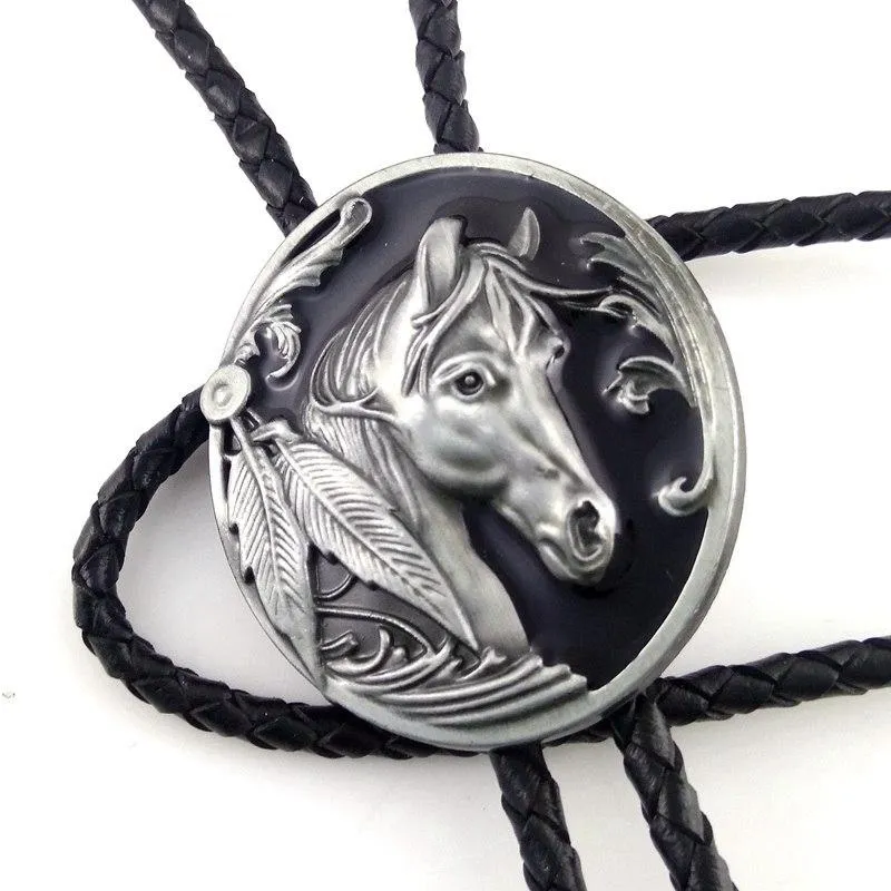 Western Horse Bolo Tie