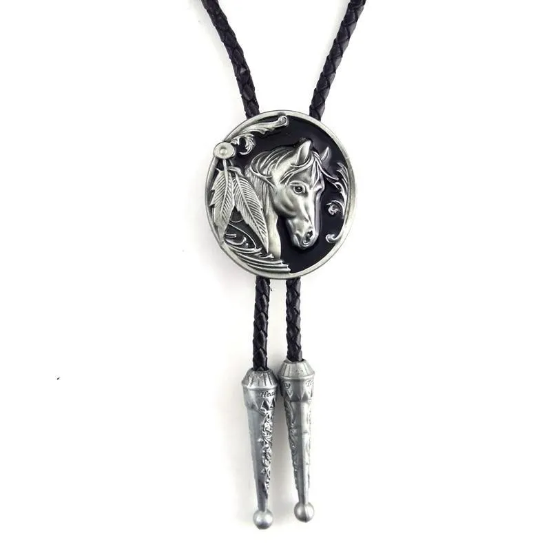 Western Horse Bolo Tie