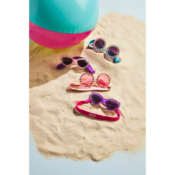 White Round Toddler Sunglasses