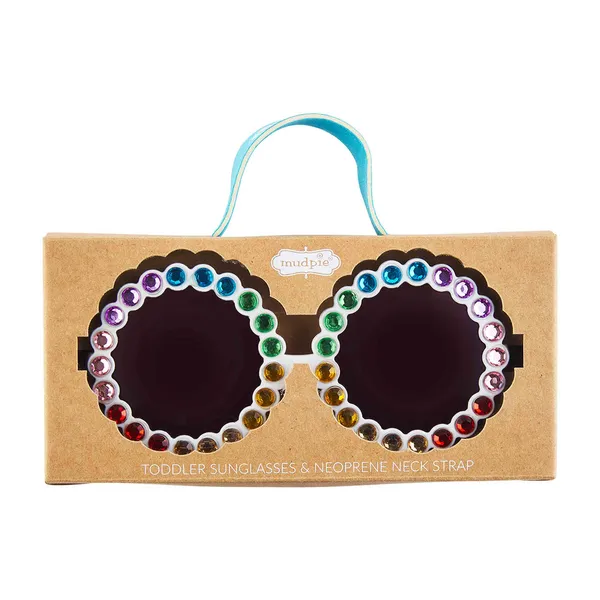 White Round Toddler Sunglasses