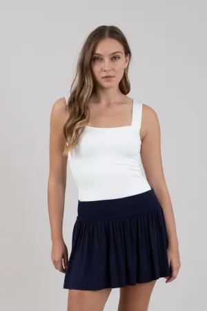 White Seamless Tank