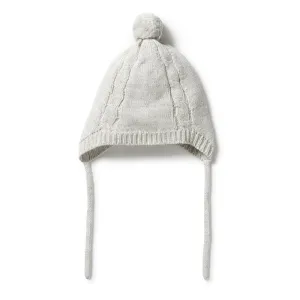 Wilson & Frenchy Knitted Bonnet - Grey Melange