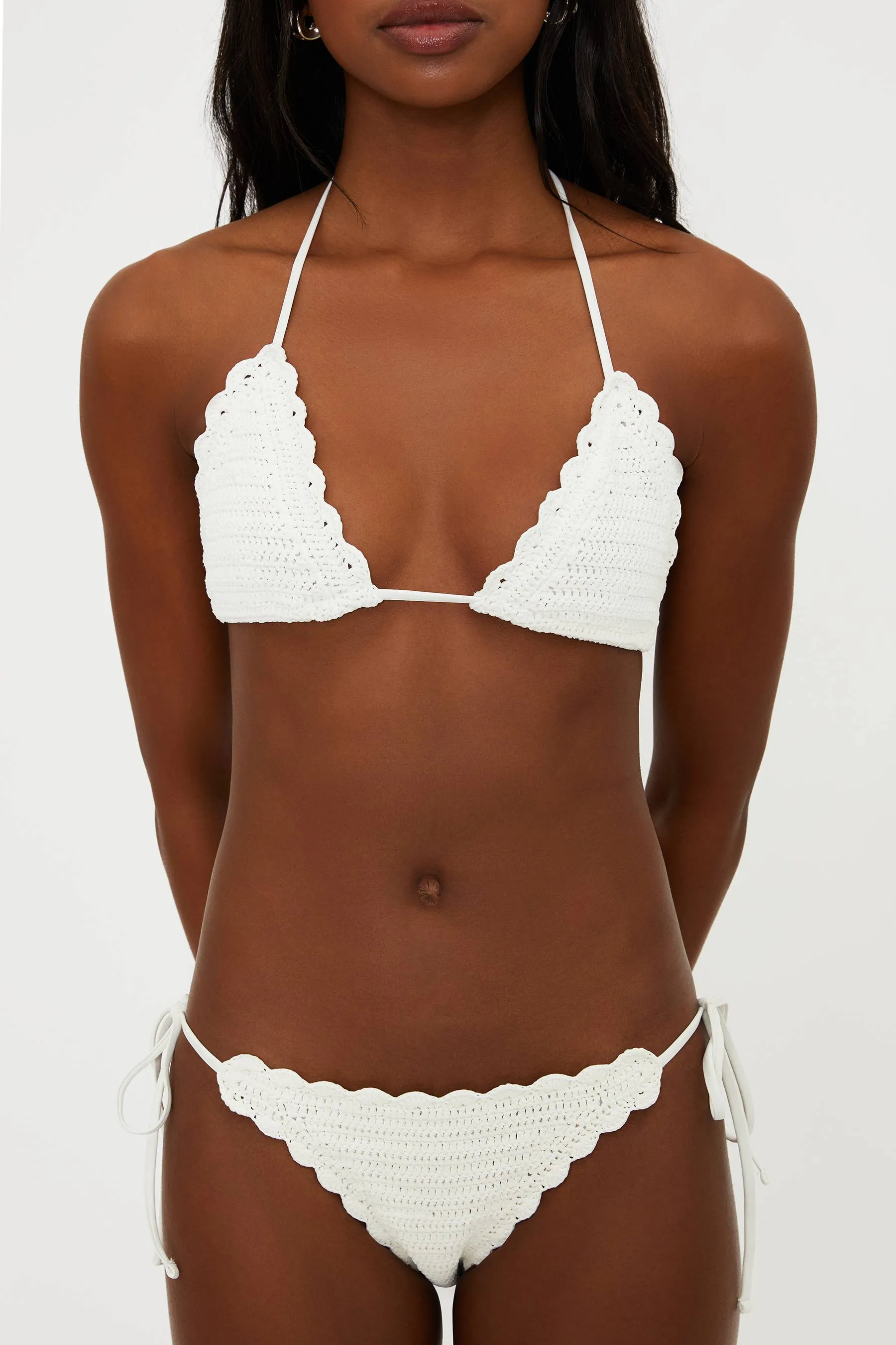 Winona Top White Crochet