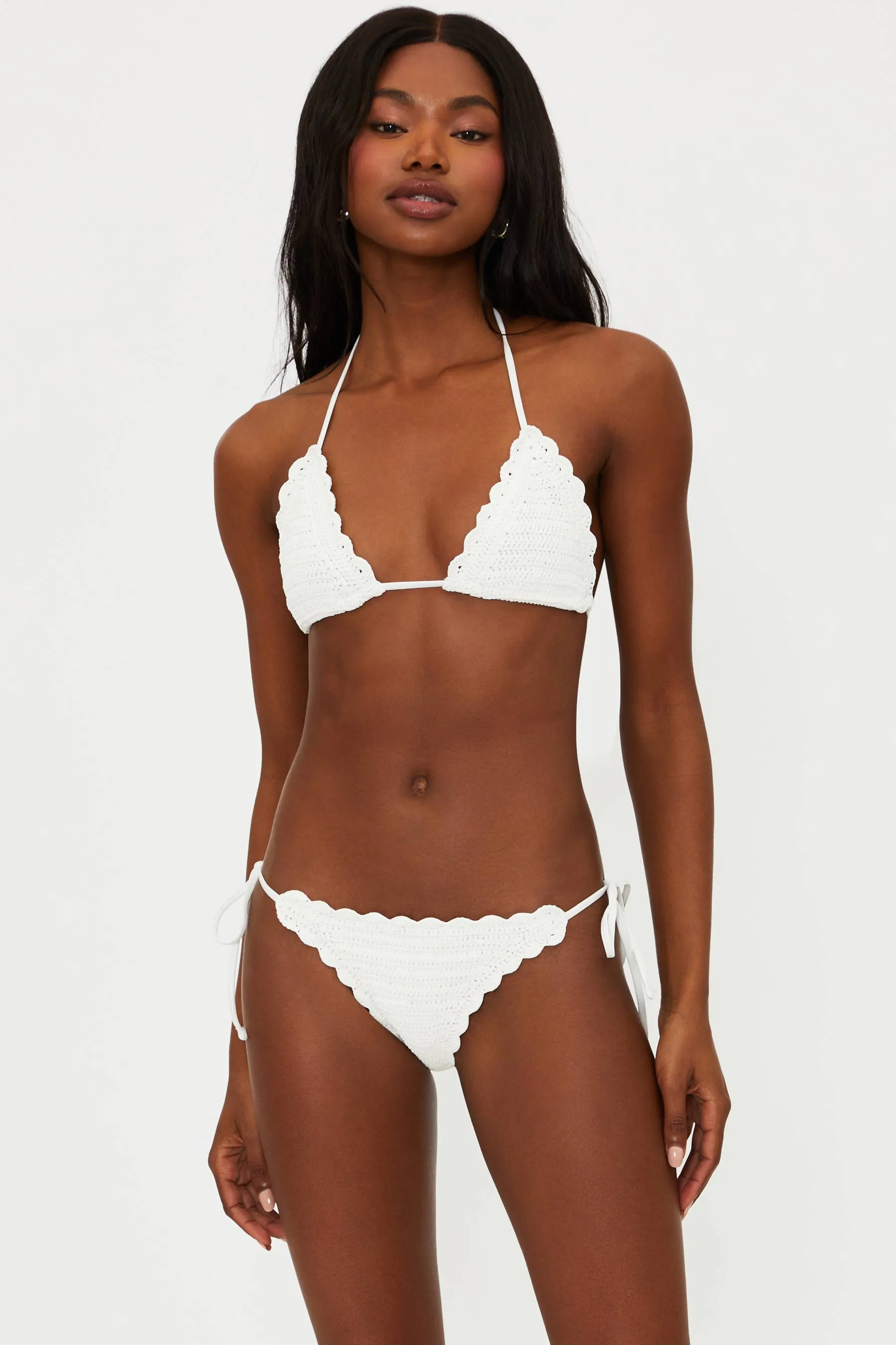Winona Top White Crochet
