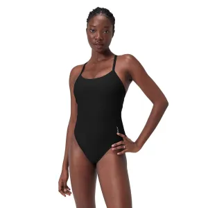 Womens Colorblock Racerback One Piece Anthracite