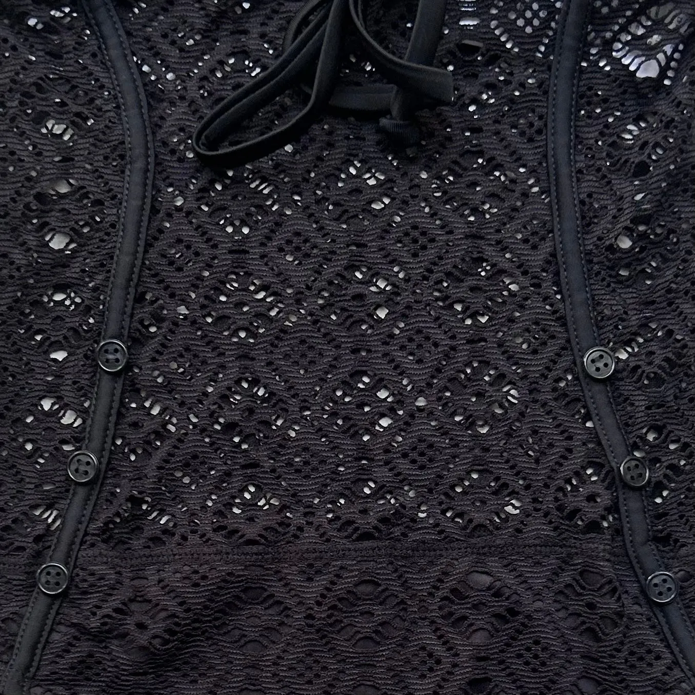 Women's One-Piece Swimsuits Black Lace