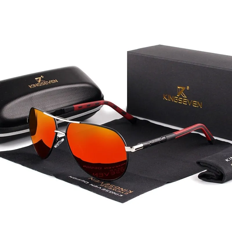 Womens Vintage Aluminum Polarized Sunglasses