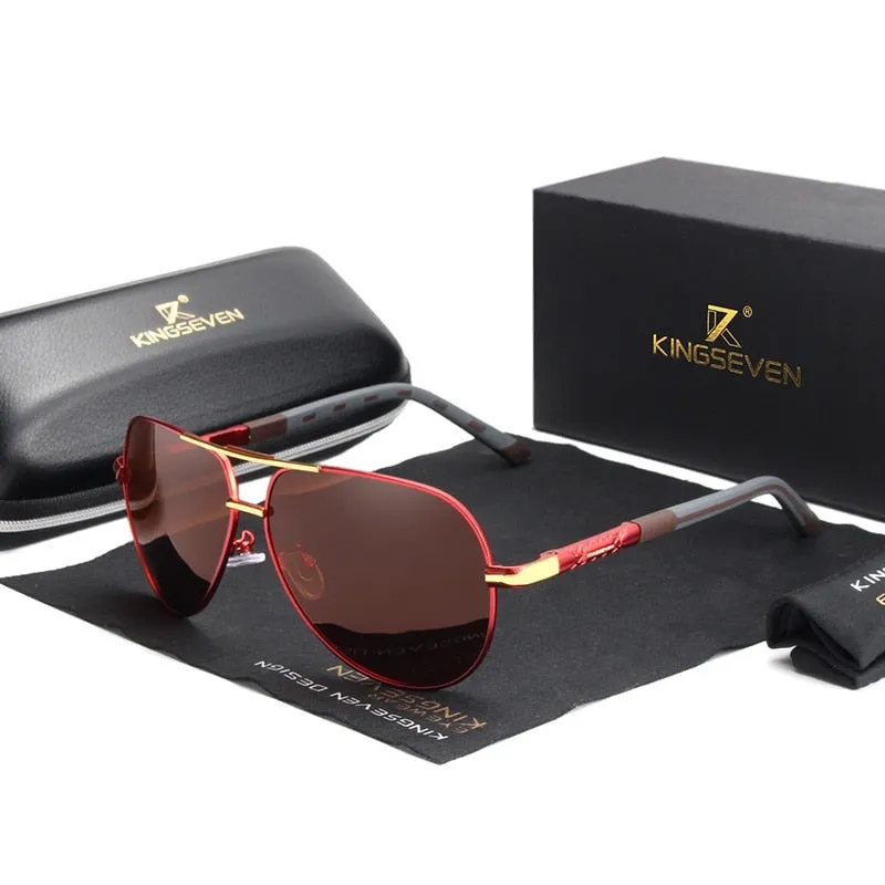 Womens Vintage Aluminum Polarized Sunglasses