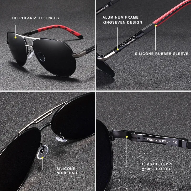 Womens Vintage Aluminum Polarized Sunglasses