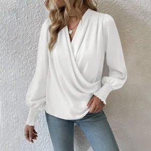 Ximena® | Stylish Blouse Sweater With A Crisscross Design