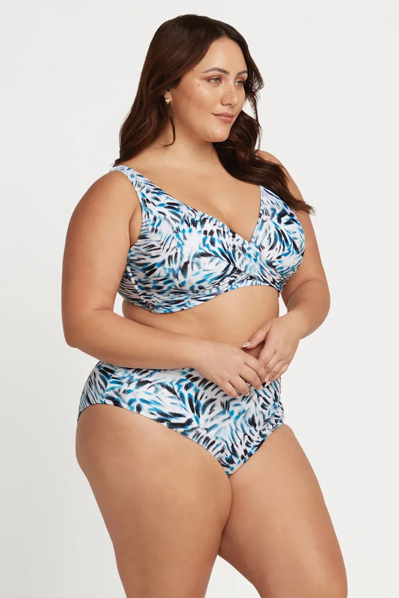 Ze Blu Mondrian Reversible High Waist Swim Pant