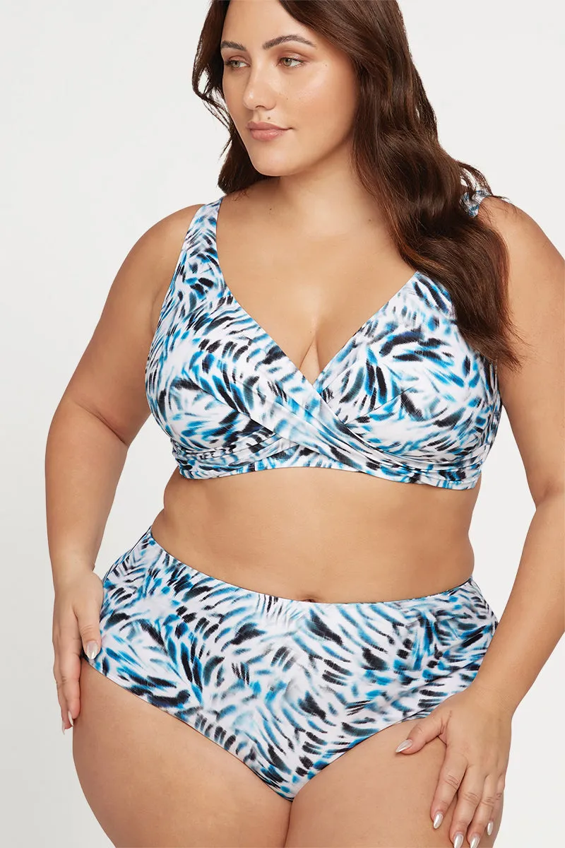 Ze Blu Mondrian Reversible High Waist Swim Pant