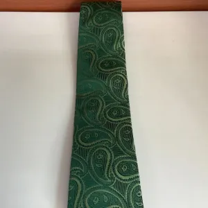 Zianetti Green Paisley Tie