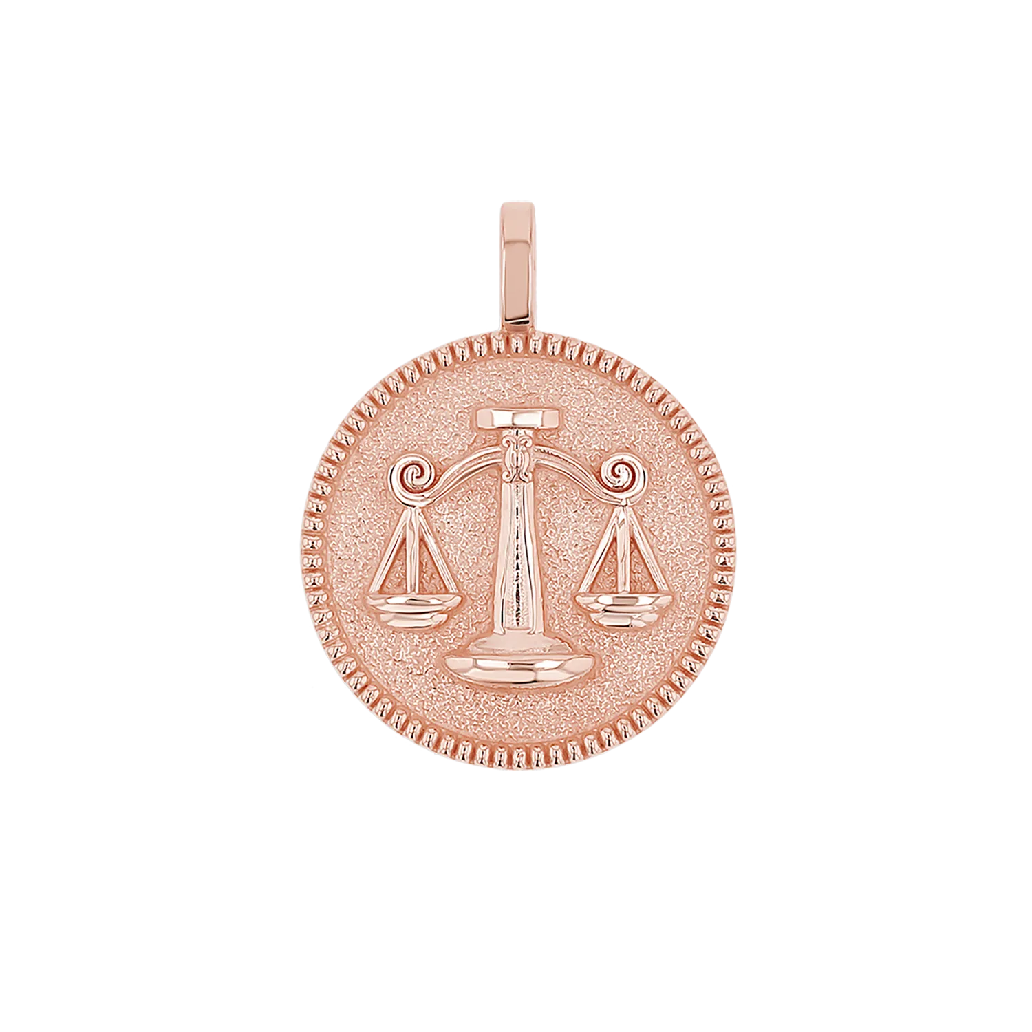 Zodiac Coin Medallion Charm