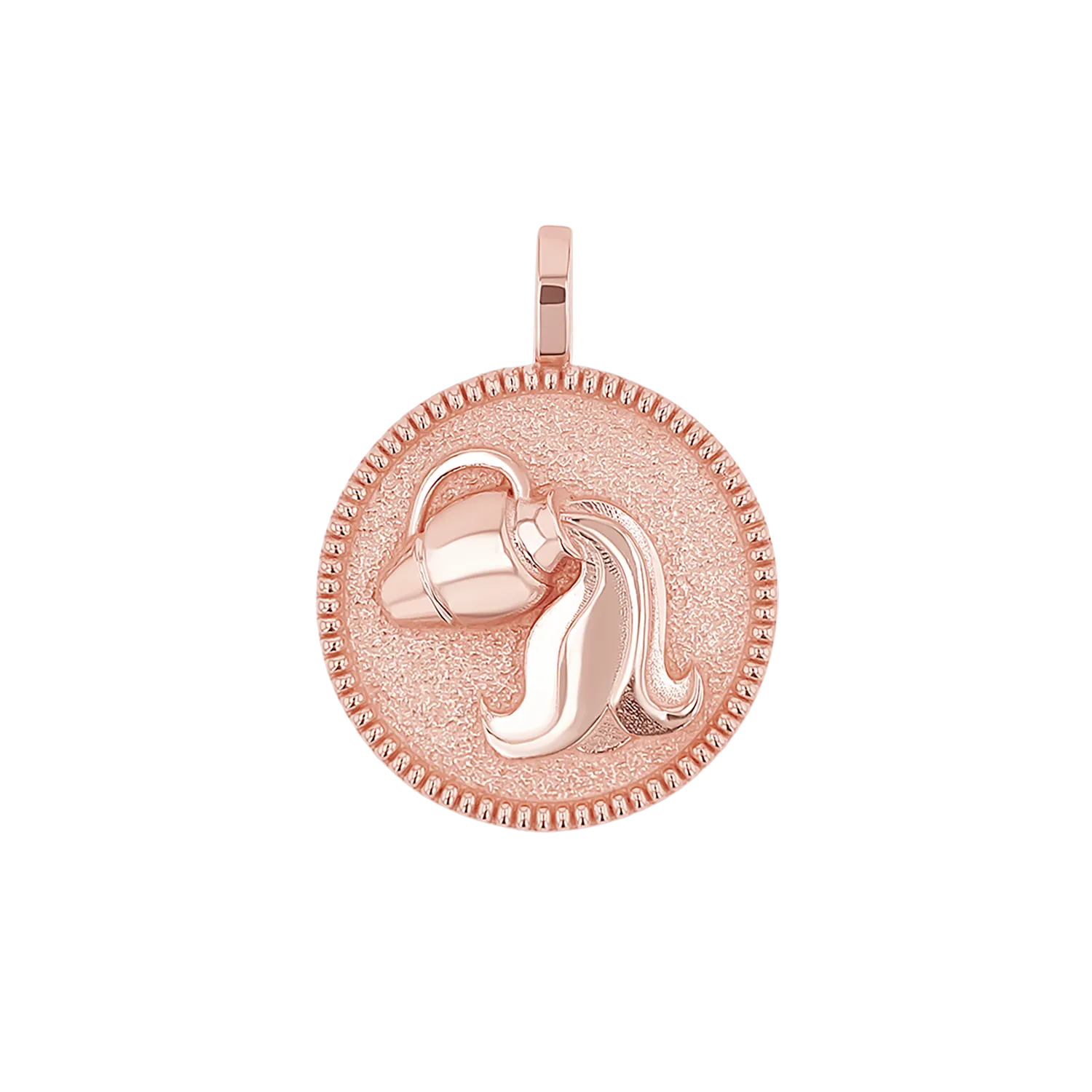 Zodiac Coin Medallion Charm