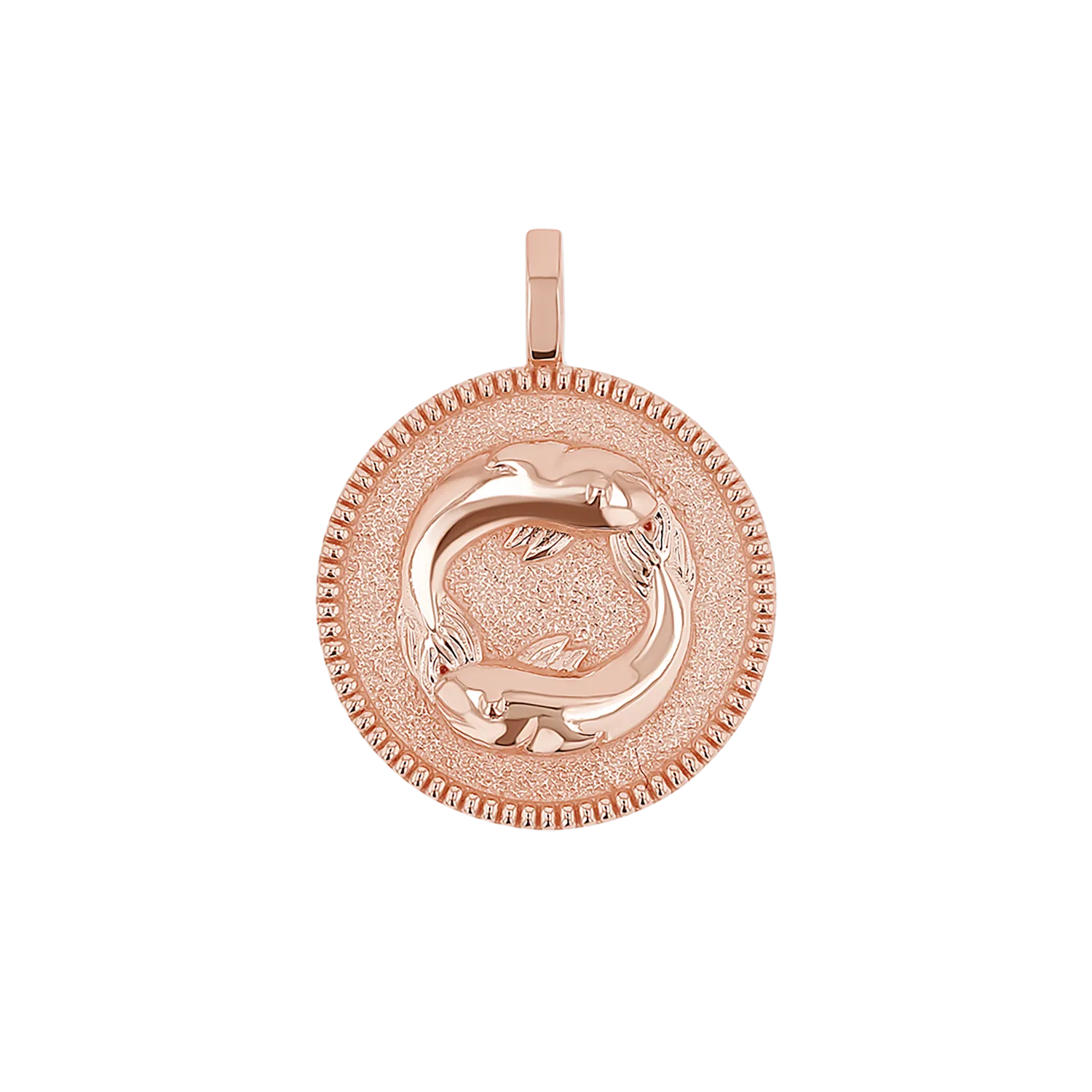 Zodiac Coin Medallion Charm