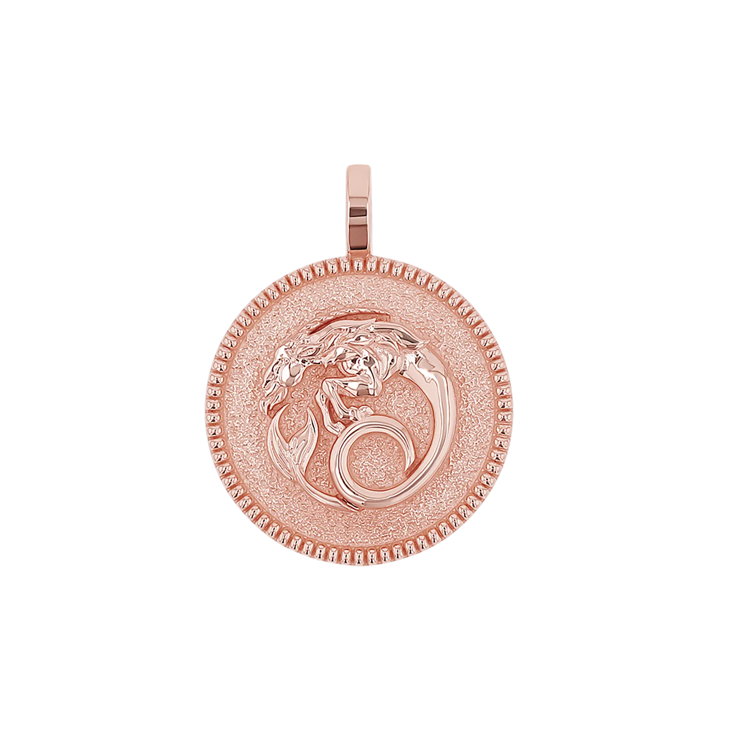 Zodiac Coin Medallion Charm