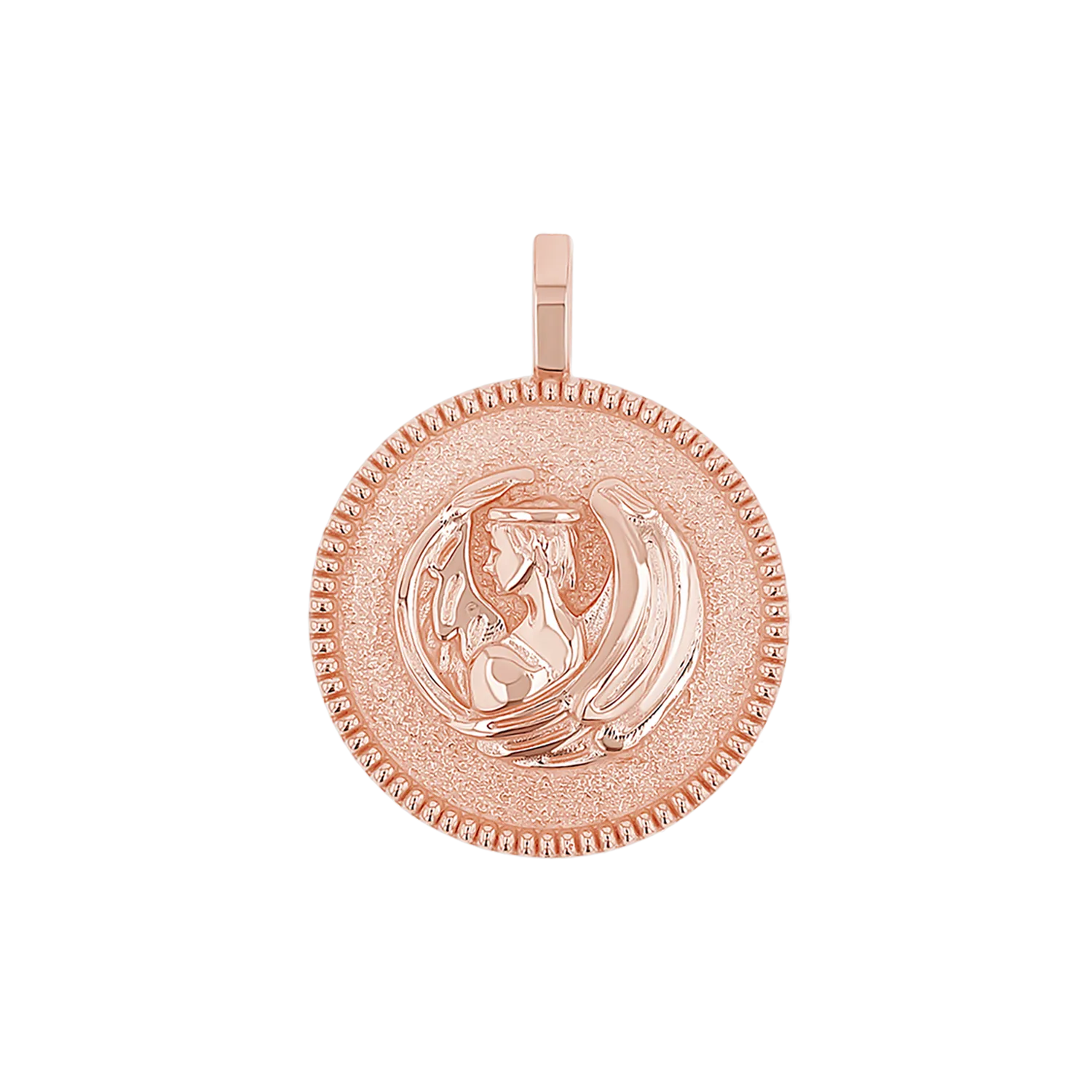 Zodiac Coin Medallion Charm