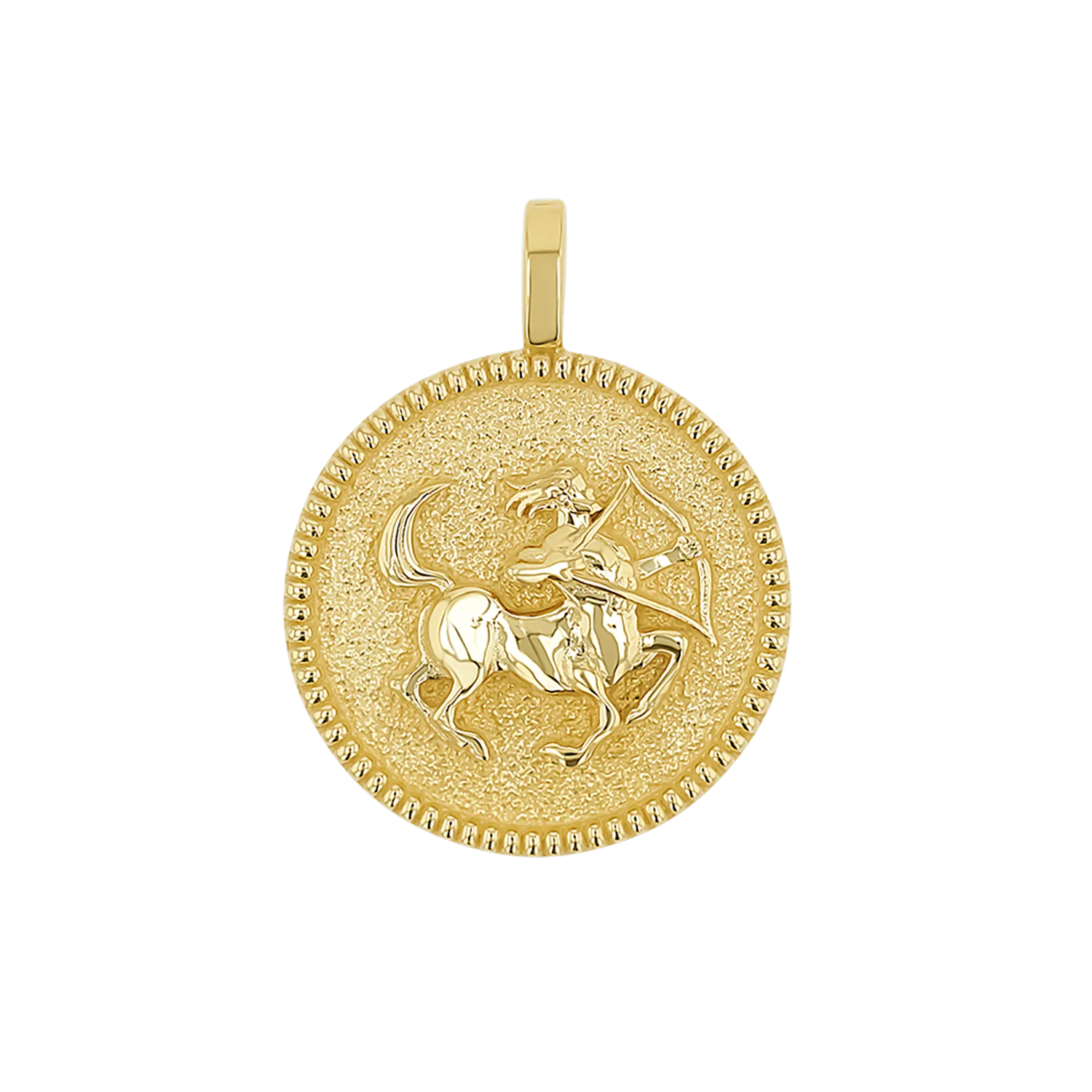 Zodiac Coin Medallion Charm