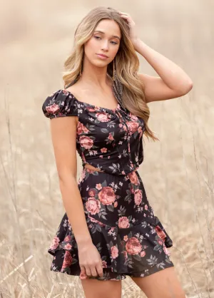 Zosia Set In Black Floral